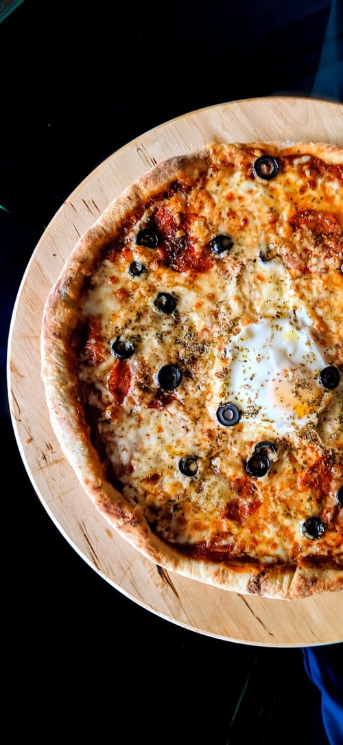 Whole cheesy pizza - The Woodfired Co