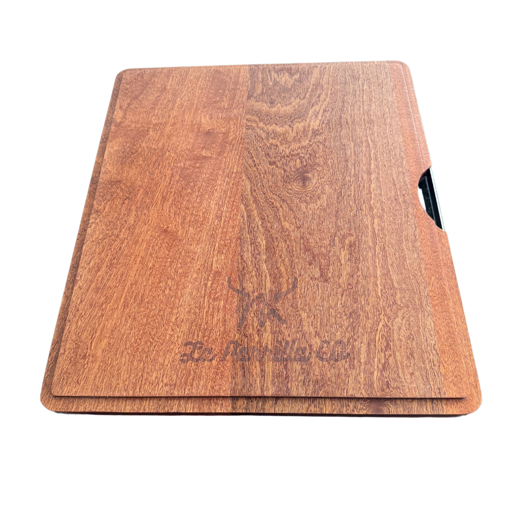 Pizza board - La Parrilla Co Maestre Hardwood ( Ebony Wood ) Cutting board By 49cm x 42cm x 25mm