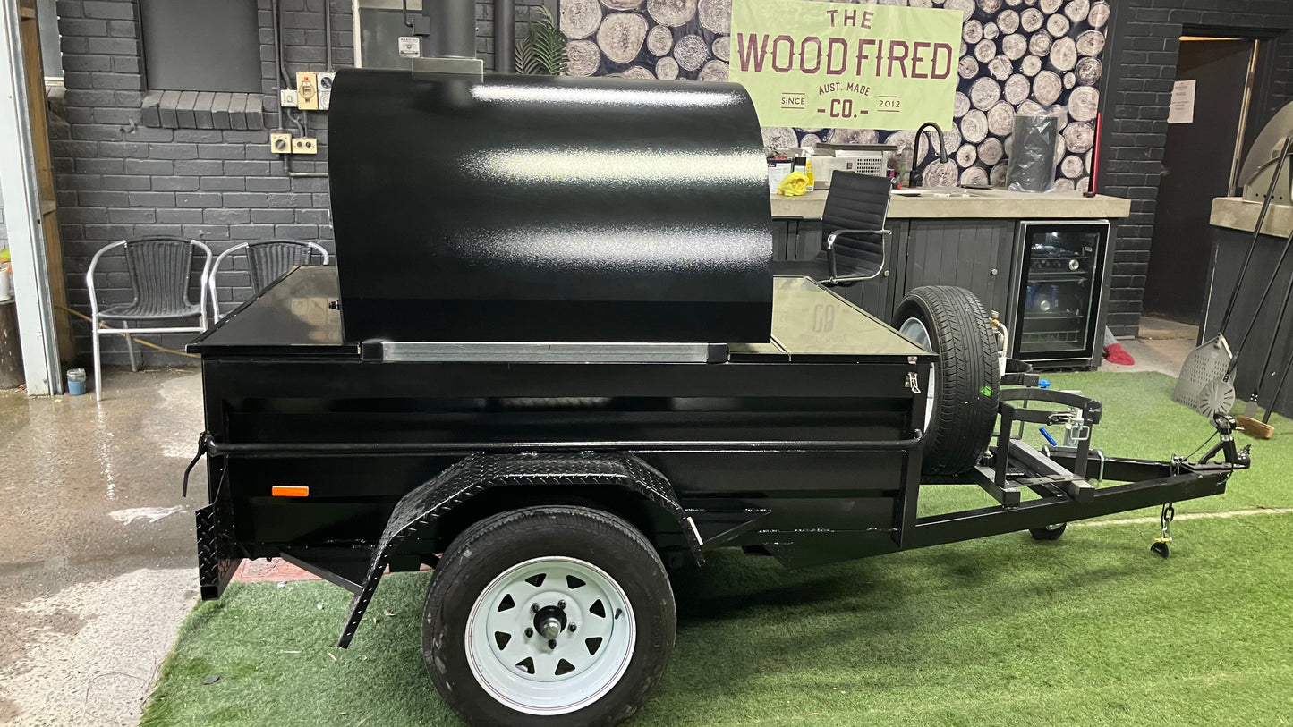 TWC Hybrid pizza oven trailer system - The Woodfired Co