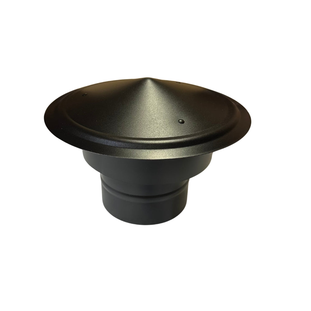 200mm 304 Stainless steel rain cowl chimney extension - The Woodfired Co