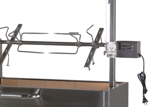 La Parilla Co 304SS 1200mm premium parrilla grill with inbuilt rotisserie COUNTERTOP VERSION - The Woodfired Co