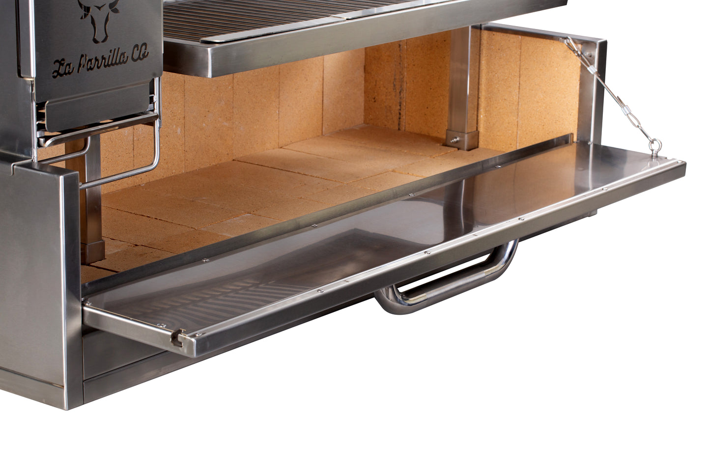 La Parilla Co 304SS 1200mm premium parrilla grill with inbuilt rotisserie COUNTERTOP VERSION - The Woodfired Co