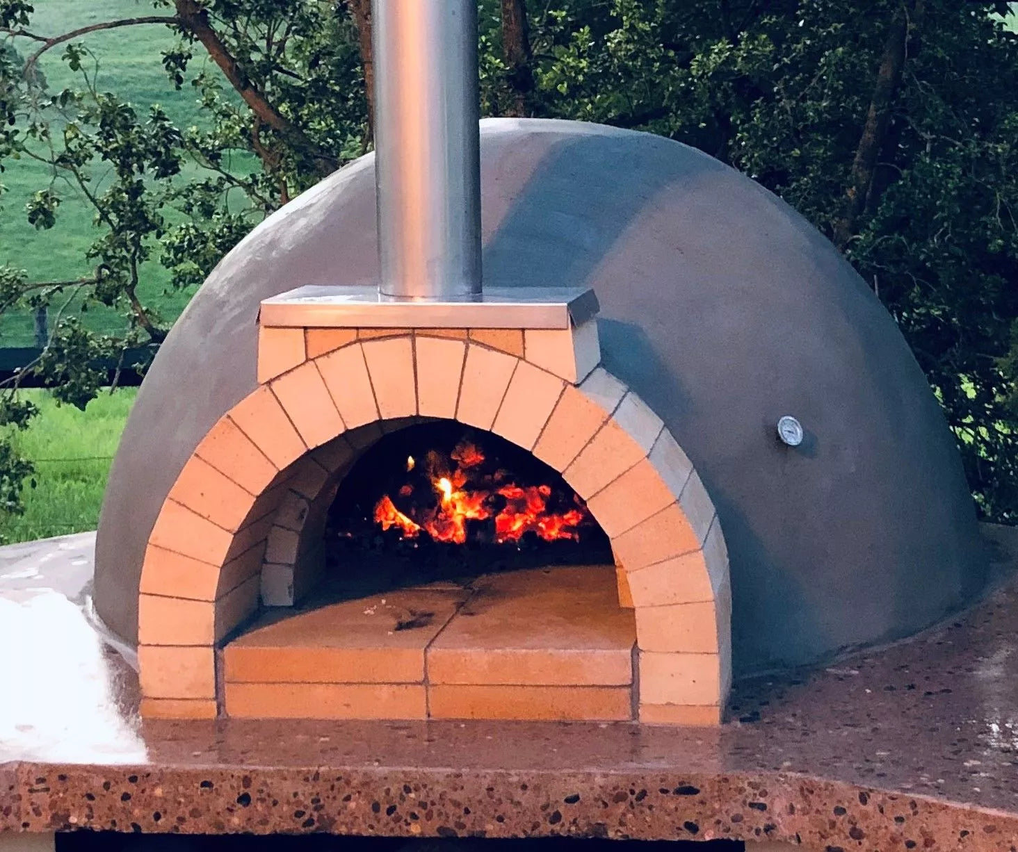 1200 PRECUT Brick dome oven kit - The Woodfired Co