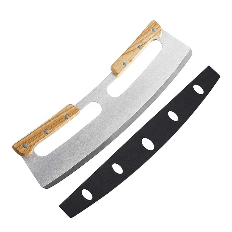 350mm Stainless steel premium pizza cutter - The Woodfired Co.