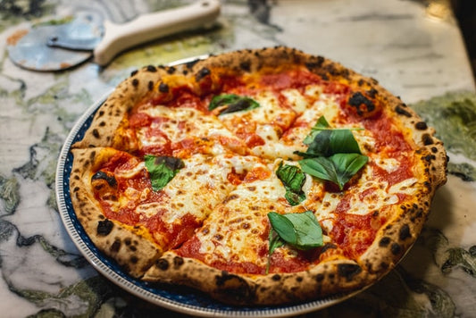 Whole pizza freshly baked - The Woodfired Co