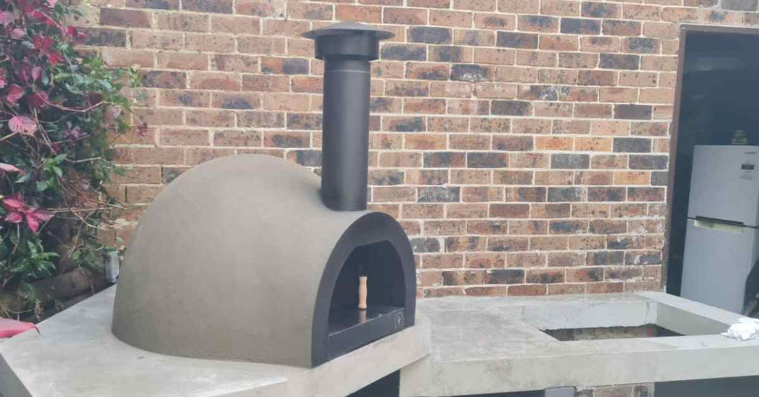 Backyard wood fired oven