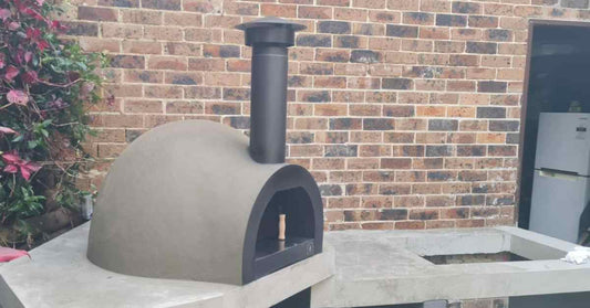 Backyard wood fired oven