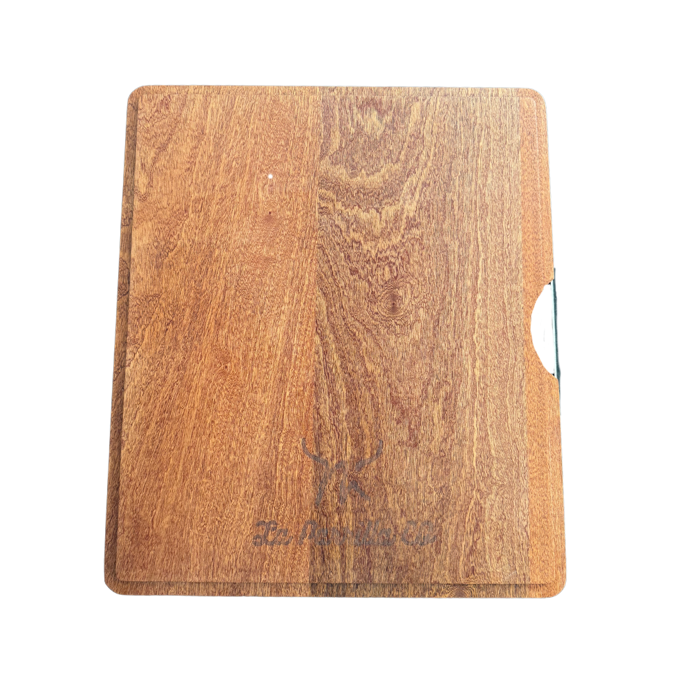 La Parrilla Co Maestre Hardwood ( Ebony Wood ) Cutting board By  49cm x 42cm x 25mm