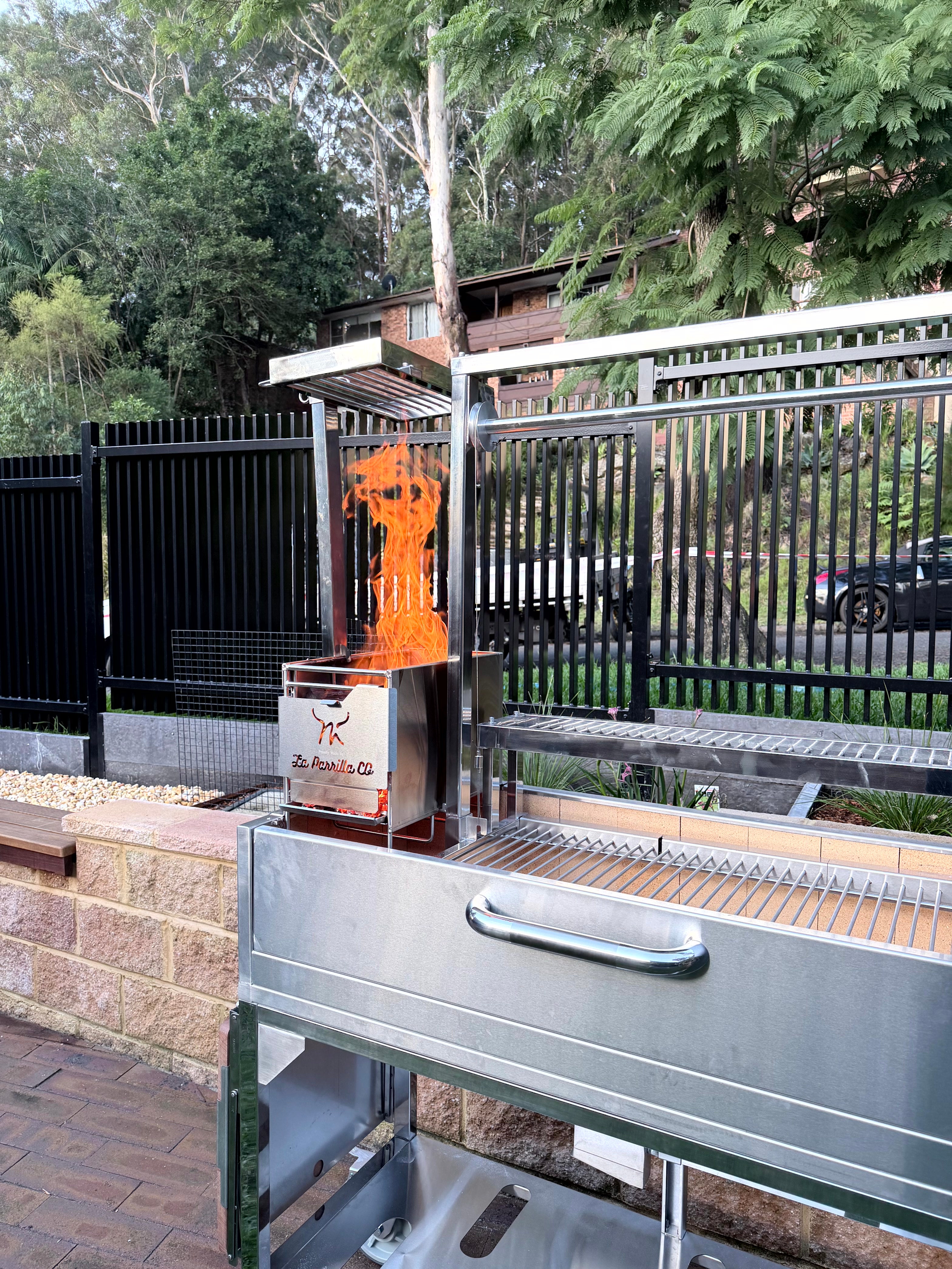 La Parrilla Co 316SS 1200mm premium parrilla grill with inbuilt rotisserie EOFY SALE - SAVE $1500