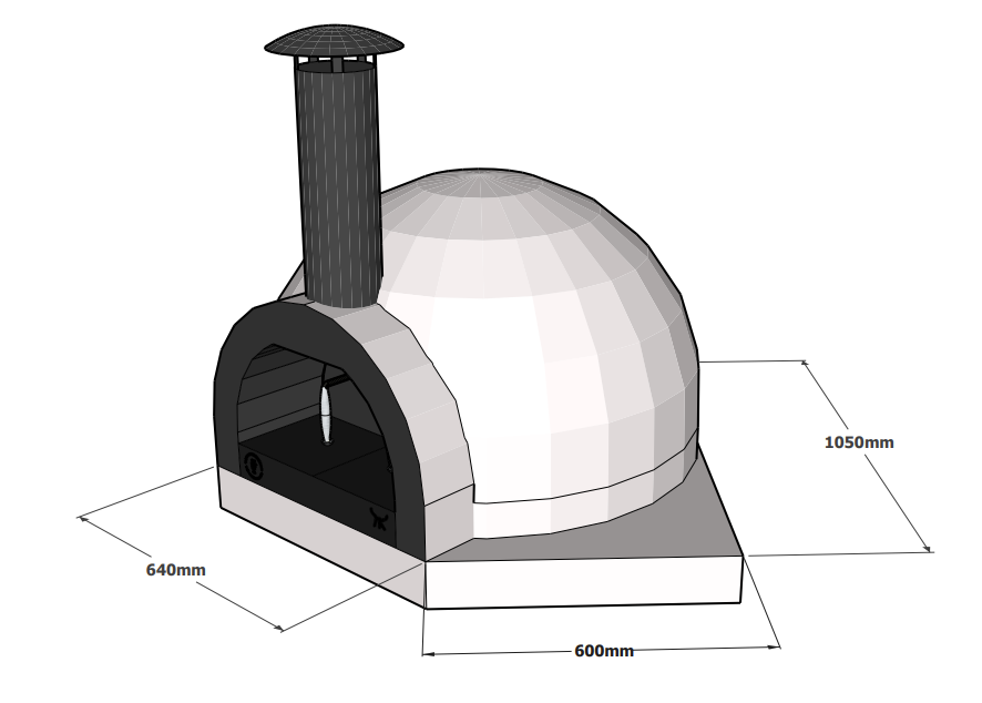 Maestre oven dimensions - The Woodfired Co