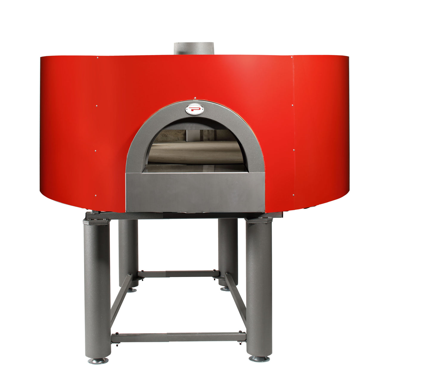 Round wood fire oven front - The Woodfired Co