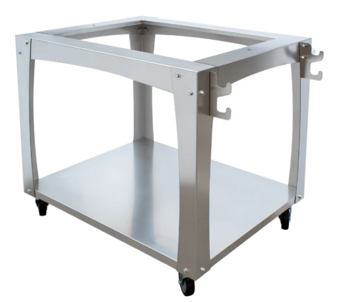 Napoli stainless steel rolling stand for Vesuvio Ovens - The Woodfired Co