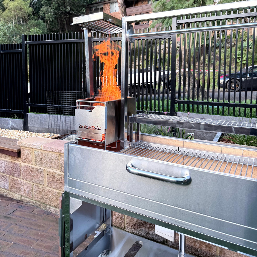La Parrilla Co 316SS 1200mm premium parrilla grill with inbuilt rotisserie EOFY SALE - SAVE $1500