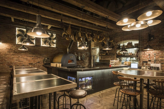 Luxurious bar interior - The Woodfired Co