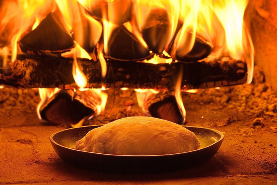 Large sourdough inside a wood fired oven - The Woodfired Co