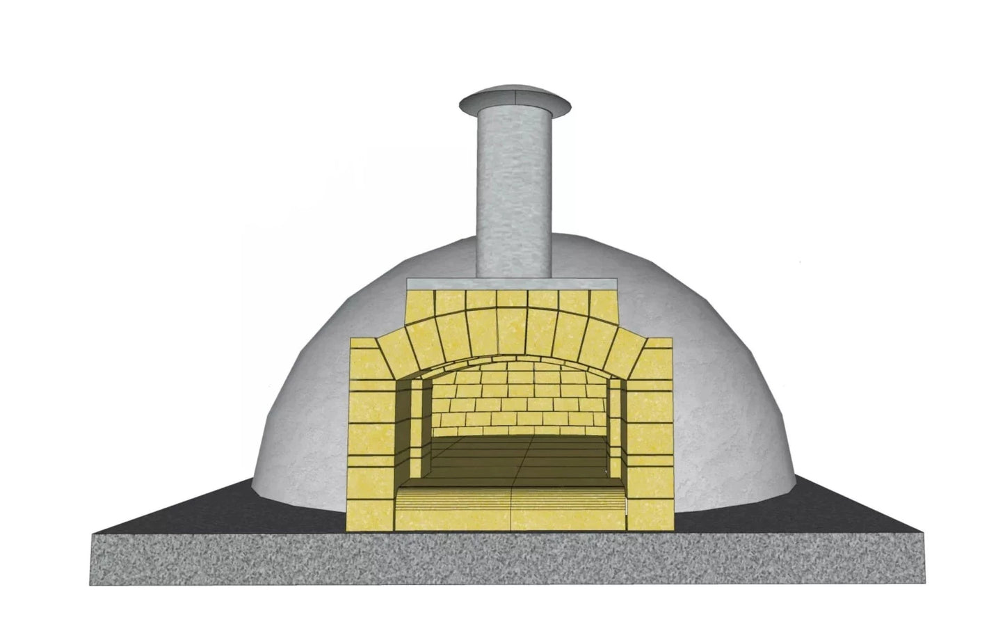 1500 PRECUT Brick dome oven kit - The Woodfired Co.