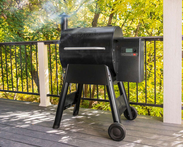 Traeger vertical shop smoker